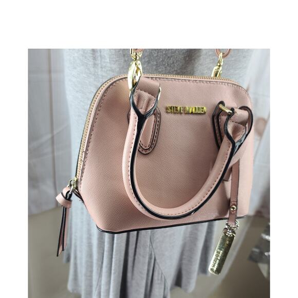 Steve Madden Bfaith Blush Pink Small Handbag Purse Crossbody Adjustable Strap - Picture 9 of 10